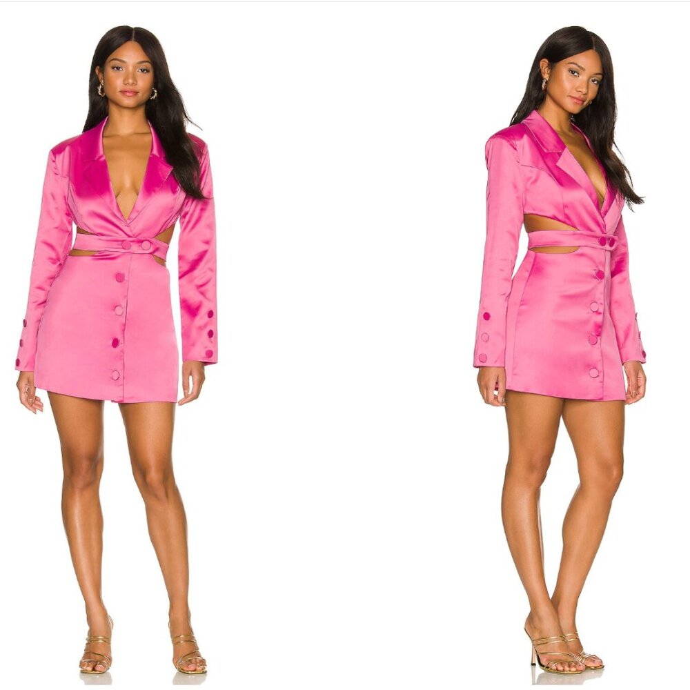 For Love & Lemons  Marie Blazer Mini Dress